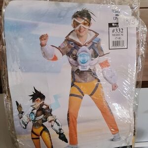 Disguise Tracer Costume with Goggles - Brown, Orange, White